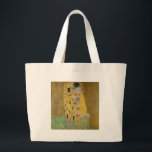Gustav Klimt "The Kiss" Large Tote Bag<br><div class="desc">Gustav Klimt 's masterpiece: "The Kiss". “The Kiss, ” created by the Austrian painter Gustav Klimt. It’s considered to be his most famous work. He painted it between the years 1907 and 1908, which were the highpoint of his “Golden Period, ” when he painted a number of works utilising gold...</div>