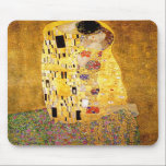 Gustav Klimt The Kiss Mouse Pad<br><div class="desc">Gustav Klimt The Kiss mouse pad. Artwork oil paint on canvas from 1907-1908. The Kiss is Gustav Klimt’s best-known painting,  a beautiful work representing the height of his golden period. A perfect gift for lovers of Austrian symbolism,  Gustav Klimt,  and fine art.</div>