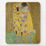 Gustav Klimt "The Kiss" Mouse Pad<br><div class="desc">Gustav Klimt 's masterpiece: "The Kiss". “The Kiss, ” created by the Austrian painter Gustav Klimt. It’s considered to be his most famous work. He painted it between the years 1907 and 1908, which were the highpoint of his “Golden Period, ” when he painted a number of works utilising gold...</div>