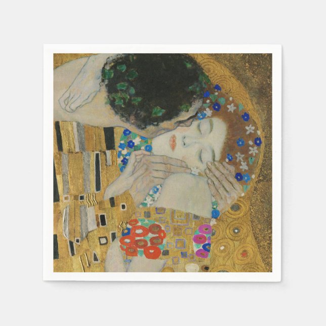 Gustav Klimt The Kiss Napkin (Front)
