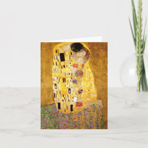 Gustav Klimt The Kiss Note Card