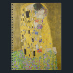 Gustav Klimt - The Kiss Notebook<br><div class="desc">The Kiss / Der Kuss - Gustav Klimt in 1907-1908</div>