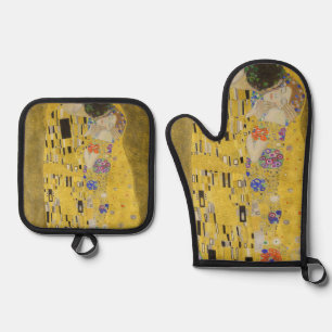 Gustav Klimt - The Kiss Oven Mitt & Pot Holder Set