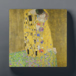 Gustav Klimt - The Kiss Plaque<br><div class="desc">The Kiss / Der Kuss - Gustav Klimt in 1907-1908</div>