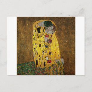 Gustav Klimt The Kiss Postcard