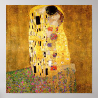 Gustav Klimt The Kiss Poster