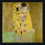 Gustav Klimt - The Kiss Poster<br><div class="desc">The Kiss / Der Kuss - Gustav Klimt in 1907-1908</div>