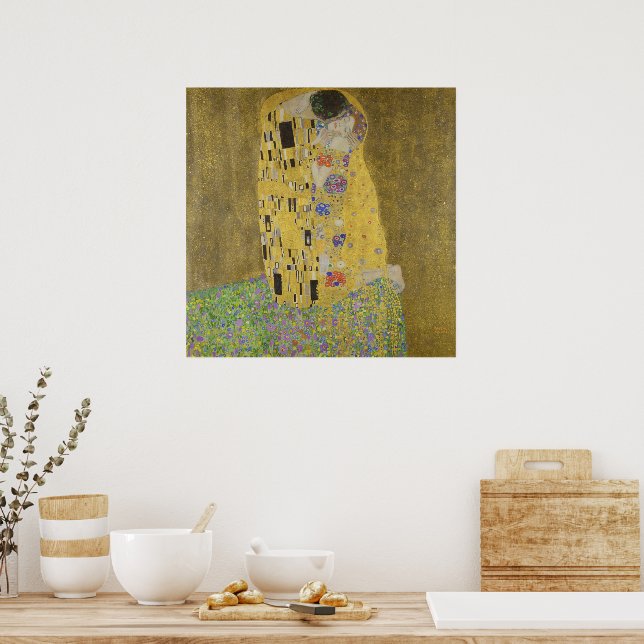 Gustav Klimt The Kiss Poster (Kitchen)