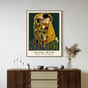 Gustav Klimt The Kiss Poster Art Nouveau