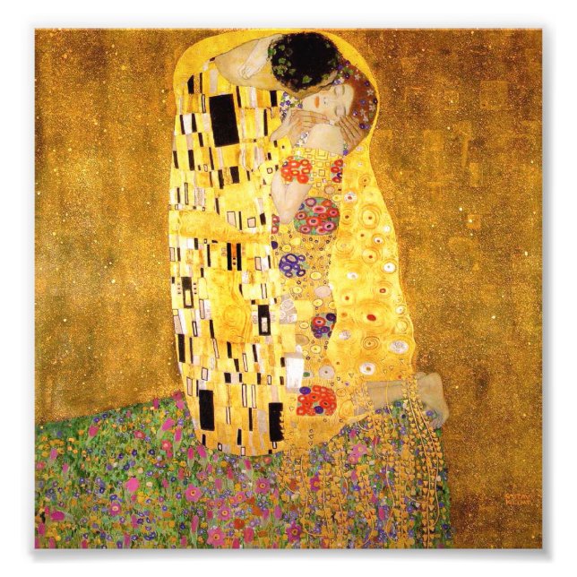 Gustav Klimt The Kiss Print (Front)