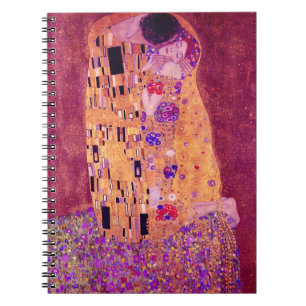 Gustav Klimt The Kiss Purple Notebook