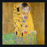Gustav Klimt The Kiss Restored Vibrant Colour Poster<br><div class="desc">Looking for vibrant Klimt posters? We're happy to offer this digitally restored print of Gustav Klimt's seminal painting The Kiss, one of the most romantic images throughout art history. The Kiss (Lovers) was painted by the Austrian Symbolist painter Gustav Klimt between 1907 and 1908, the highpoint of his "Golden Period",...</div>