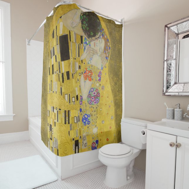 Gustav Klimt - The Kiss Shower Curtain (In Situ)