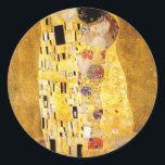 Gustav Klimt The Kiss Stickers<br><div class="desc">Gustav Klimt The Kiss stickers. Artwork oil paint on canvas from 1907-1908. The Kiss is Gustav Klimt’s best-known painting,  a beautiful work representing the height of his golden period. A perfect gift for lovers of Austrian symbolism,  Gustav Klimt,  and fine art.</div>