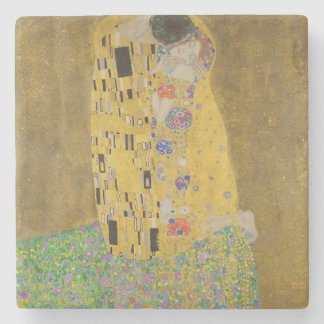 Gustav Klimt The Kiss Stone Coaster