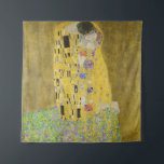 Gustav Klimt - The Kiss Tapestry<br><div class="desc">The Kiss / Der Kuss - Gustav Klimt in 1907-1908</div>