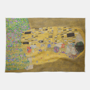 Gustav Klimt "The Kiss" Tea Towel