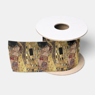 Gustav Klimt The Kiss Template Satin Ribbon