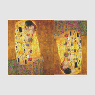 Gustav Klimt, The Kiss, Tissue Paper