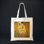 Gustav Klimt The Kiss Tote Bag<br><div class="desc">Gustav Klimt The Kiss tote bag. Artwork oil paint on canvas from 1907-1908. The Kiss is Gustav Klimt’s best-known painting,  a beautiful work representing the height of his golden period. A perfect gift for lovers of Austrian symbolism,  Gustav Klimt,  and fine art.</div>