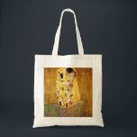 Gustav Klimt The Kiss Tote Bag<br><div class="desc">Gustav Klimt The Kiss tote bag. Artwork oil paint on canvas from 1907-1908. The Kiss is Gustav Klimt’s best-known painting,  a beautiful work representing the height of his golden period. A perfect gift for lovers of Austrian symbolism,  Gustav Klimt,  and fine art.</div>