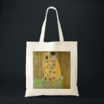 Gustav Klimt The Kiss Tote Bag<br><div class="desc">One of Gustav Klimt's most iconic images; The Kiss.</div>