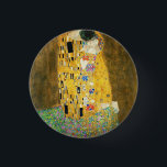 Gustav Klimt The Kiss Vintage Art Nouveau Painting 3 Cm Round Badge<br><div class="desc">Gustav Klimt The Kiss Vintage Art Nouveau Painting The Kiss (In German: Der Kuss) was painted by the Austrian Symbolist painter Gustav Klimt between 1907 and 1908, the highpoint of his Golden Period, when he painted a number of works in a similar gilded style. The painting is widely considered a...</div>