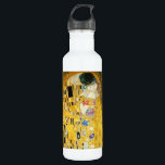 Gustav Klimt The Kiss Vintage Art Nouveau Painting 710 Ml Water Bottle<br><div class="desc">Gustav Klimt The Kiss Vintage Art Nouveau Painting The Kiss (In German: Der Kuss) was painted by the Austrian Symbolist painter Gustav Klimt between 1907 and 1908, the highpoint of his Golden Period, when he painted a number of works in a similar gilded style. The painting is widely considered a...</div>