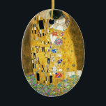 Gustav Klimt The Kiss Vintage Art Nouveau Painting Ceramic Tree Decoration<br><div class="desc">Gustav Klimt The Kiss Vintage Art Nouveau Painting The Kiss (In German: Der Kuss) was painted by the Austrian Symbolist painter Gustav Klimt between 1907 and 1908, the highpoint of his Golden Period, when he painted a number of works in a similar gilded style. The painting is widely considered a...</div>