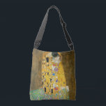 Gustav Klimt The Kiss Vintage Art Nouveau Painting Crossbody Bag<br><div class="desc">Gustav Klimt The Kiss Vintage Art Nouveau Painting The Kiss (In German: Der Kuss) was painted by the Austrian Symbolist painter Gustav Klimt between 1907 and 1908, the highpoint of his Golden Period, when he painted a number of works in a similar gilded style. The painting is widely considered a...</div>