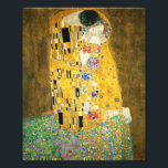 Gustav Klimt The Kiss Vintage Art Nouveau Painting Photo Print<br><div class="desc">Gustav Klimt The Kiss Vintage Art Nouveau Painting The Kiss (In German: Der Kuss) was painted by the Austrian Symbolist painter Gustav Klimt between 1907 and 1908, the highpoint of his Golden Period, when he painted a number of works in a similar gilded style. The painting is widely considered a...</div>