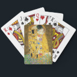 Gustav Klimt The Kiss Vintage Art Nouveau Painting Playing Cards<br><div class="desc">Gustav Klimt The Kiss Vintage Art Nouveau Painting The Kiss (In German: Der Kuss) was painted by the Austrian Symbolist painter Gustav Klimt between 1907 and 1908, the highpoint of his Golden Period, when he painted a number of works in a similar gilded style. The painting is widely considered a...</div>