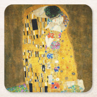 Gustav Klimt The Kiss Vintage Art Nouveau Painting