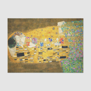 Gustav Klimt The Kiss Vintage Art Nouveau Painting Tissue Paper