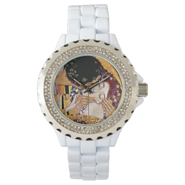 Gustav Klimt - The Kiss - Vintage Art Nouveau Watch (Front)