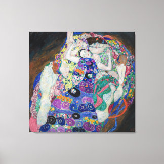 Gustav Klimt The Maiden Canvas Print