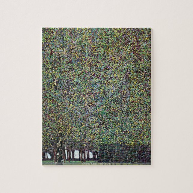 Gustav Klimt - The Park puzzle (Vertical)