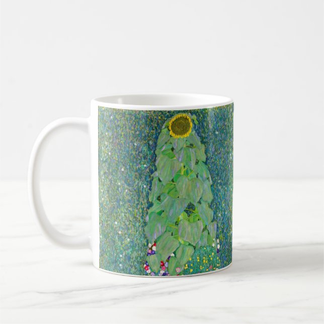 Gustav Klimt - The Sunflower Coffee Mug (Left)