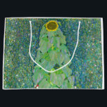 Gustav Klimt - The Sunflower Large Gift Bag<br><div class="desc">The Sunflower - Gustav Klimt,  Oil on Canvas,  1907</div>
