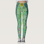 Gustav Klimt - The Sunflower Leggings<br><div class="desc">The Sunflower - Gustav Klimt,  Oil on Canvas,  1907</div>