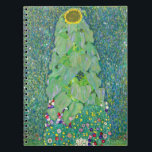 Gustav Klimt - The Sunflower Notebook<br><div class="desc">The Sunflower - Gustav Klimt,  Oil on Canvas,  1907</div>