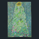 Gustav Klimt - The Sunflower Tea Towel<br><div class="desc">The Sunflower - Gustav Klimt,  Oil on Canvas,  1907</div>