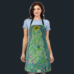 Gustav Klimt - The Sunflower Throw Apron<br><div class="desc">The Sunflower - Gustav Klimt,  Oil on Canvas,  1907</div>