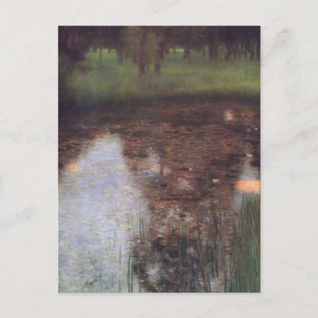 Gustav Klimt- The Swamp Postcard (Front)