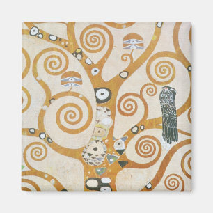 Gustav Klimt The Tree Of Life Art Nouveau Magnet