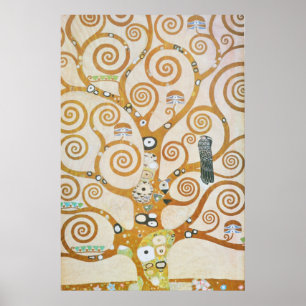 Gustav Klimt The Tree Of Life Art Nouveau Poster