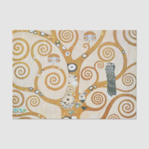 Gustav Klimt The Tree Of Life Art Nouveau Tissue Paper