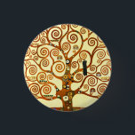 Gustav Klimt The Tree of Life Fine Art 3 Cm Round Badge<br><div class="desc">Gustav Klimt The Tree of Life Fine Art Button</div>