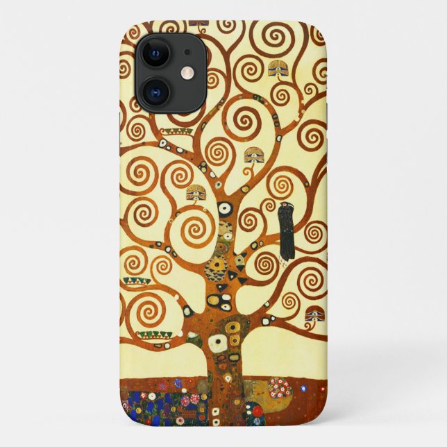 Gustav Klimt The Tree of Life Fine Art Case-Mate iPhone Case (Back)
