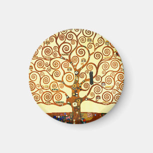 Gustav Klimt The Tree of Life Fine Art Magnet